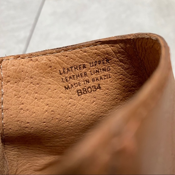 Madewell B8034 Dakota Cutoff cognac ankle boots size 8 - Picture 13 of 15